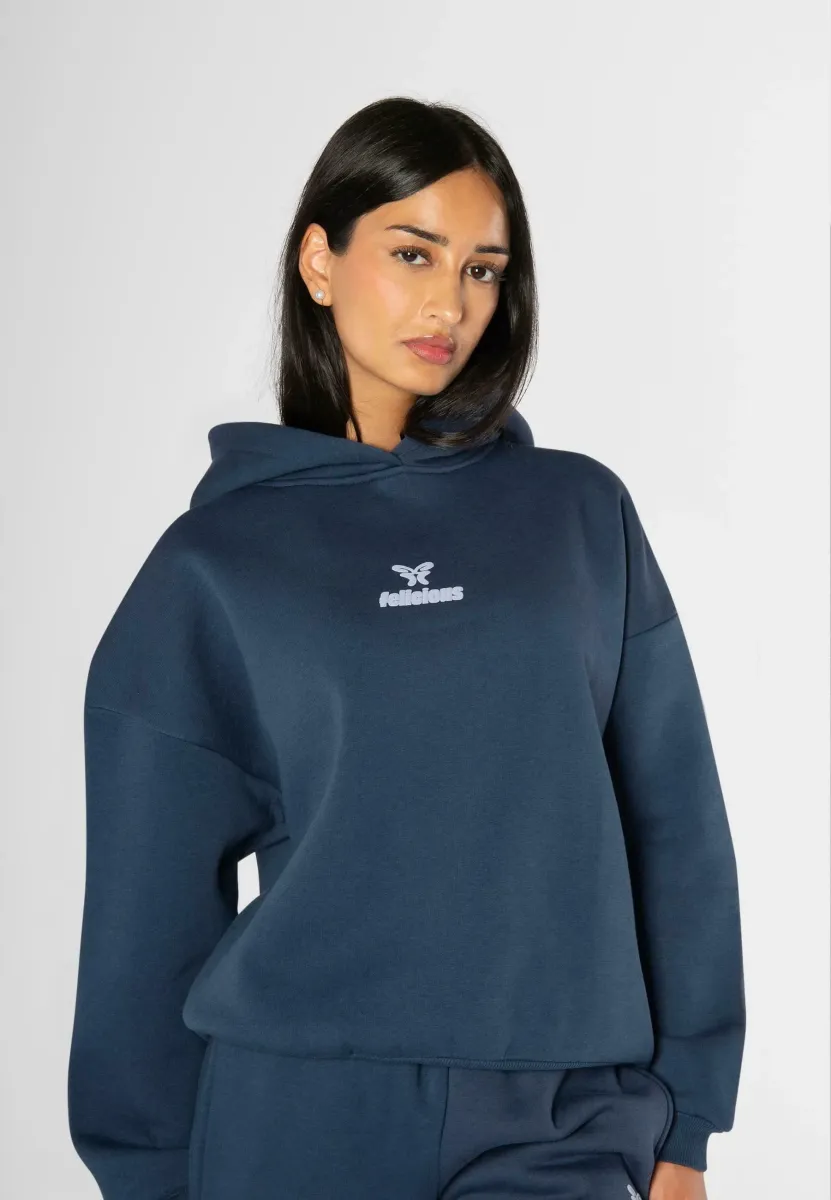 Kapuzenpullover - stone blue