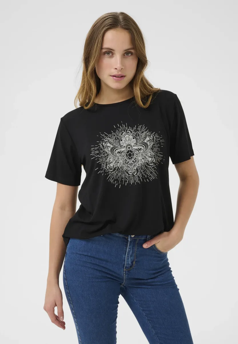 KARANDI - T-Shirt print - black deep