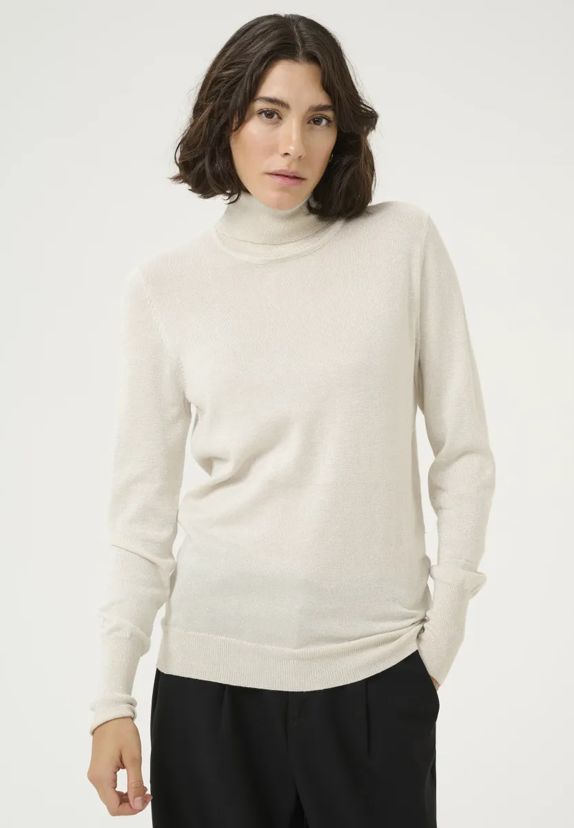 KAREGINA - Strickpullover - sand dollar