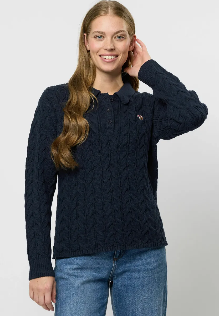 KARIN - Strickpullover - dark sapphire