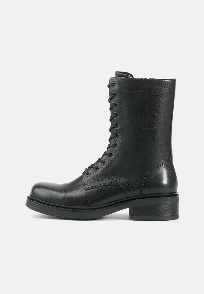 KARLIE - Schnürstiefelette - black