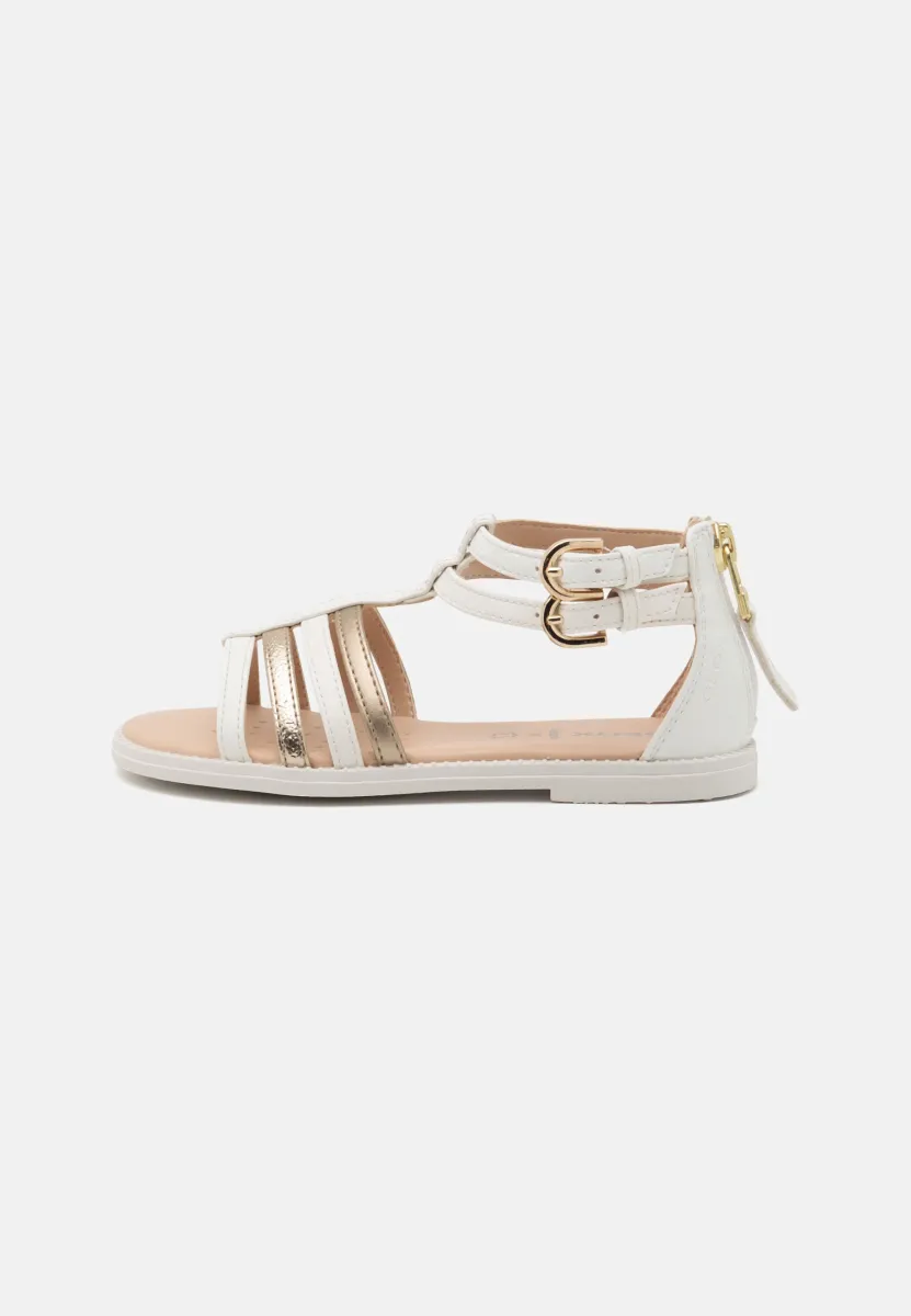 KARLY GIRL - Riemensandalette - white/platinum