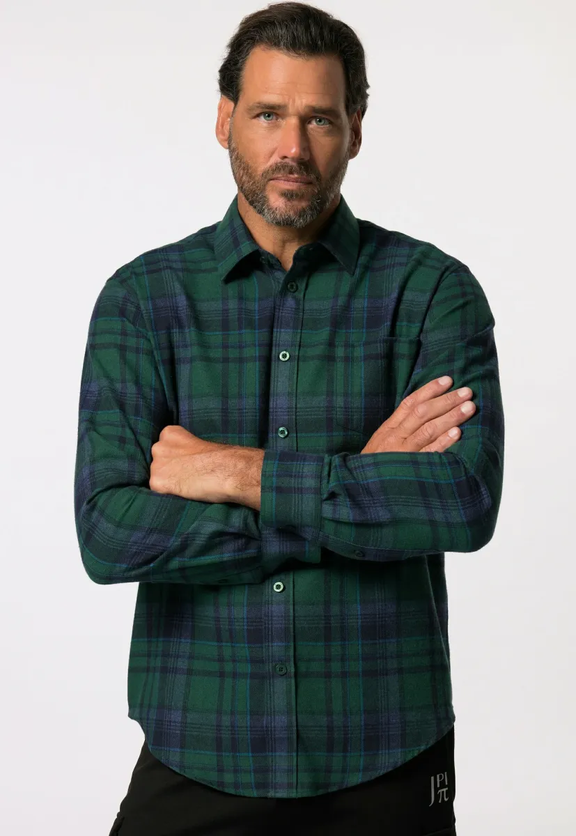 KARO LANGARM KENTKRAGEN MODERN FIT - Hemd - dark petrol