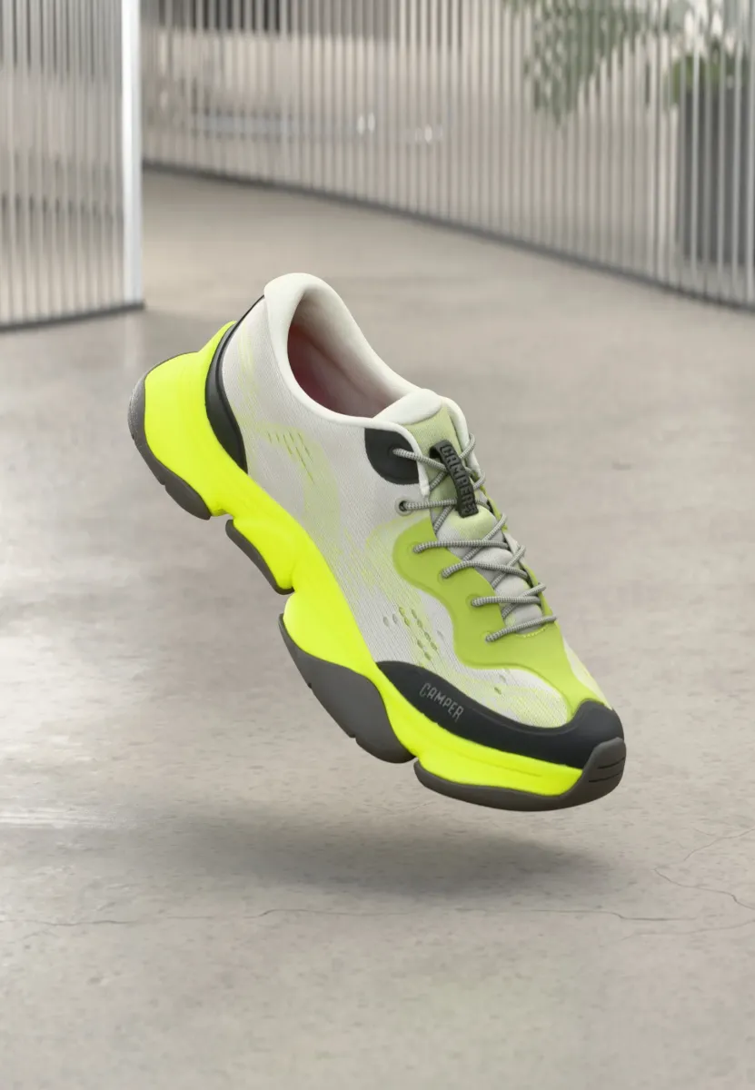 KARST 2 - Sneaker low - light grey/neon green
