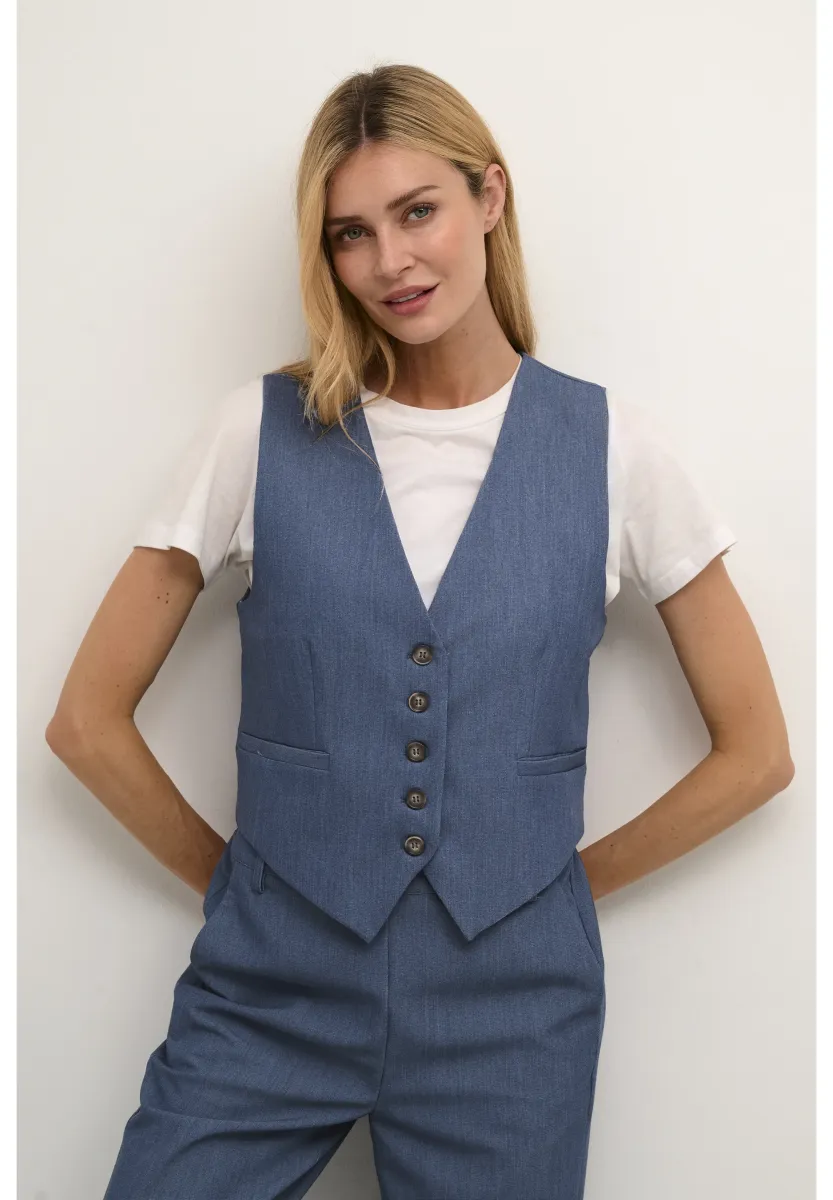 KASAKURA - Weste - vintage indigo