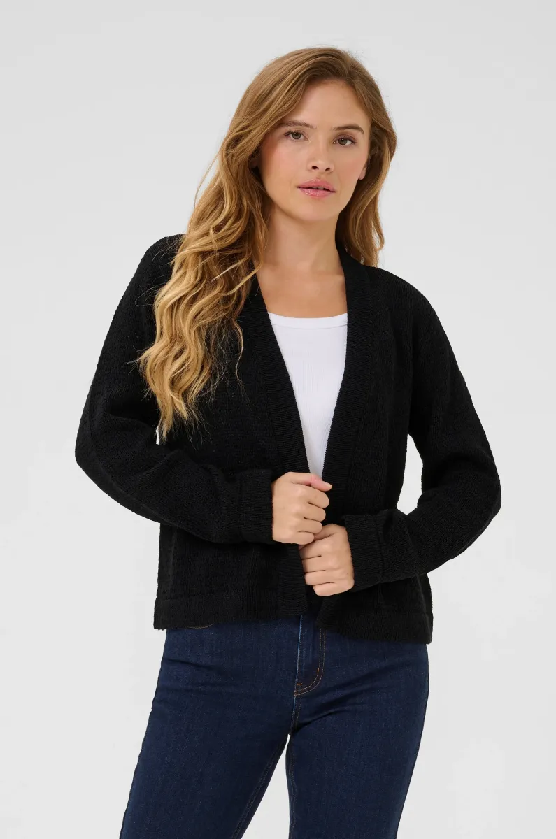 KASEVITA  - Strickjacke - black deep
