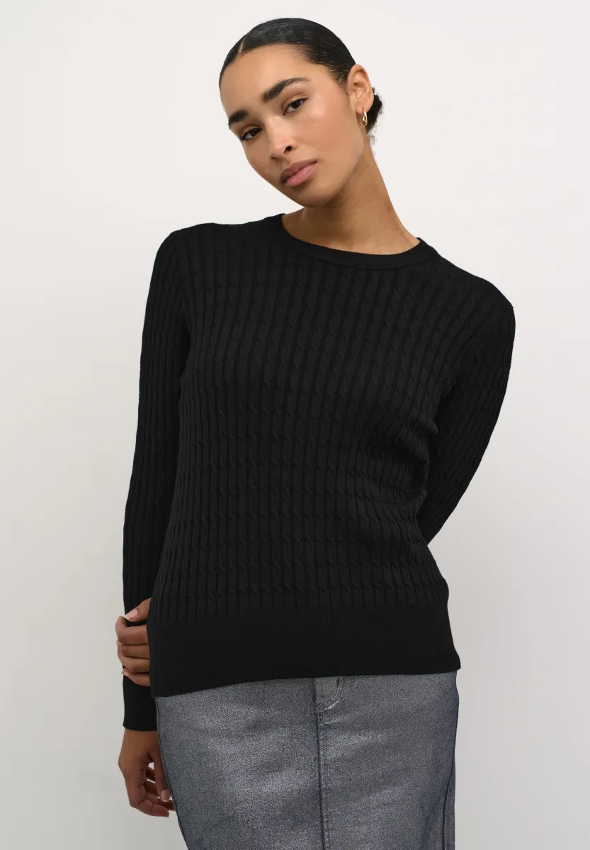 KASILLA  - Strickpullover - black deep