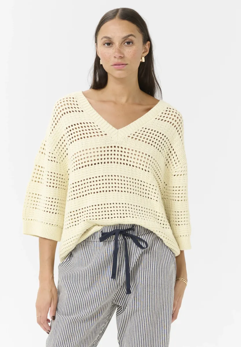 KATERESA - Strickpullover - turtledove