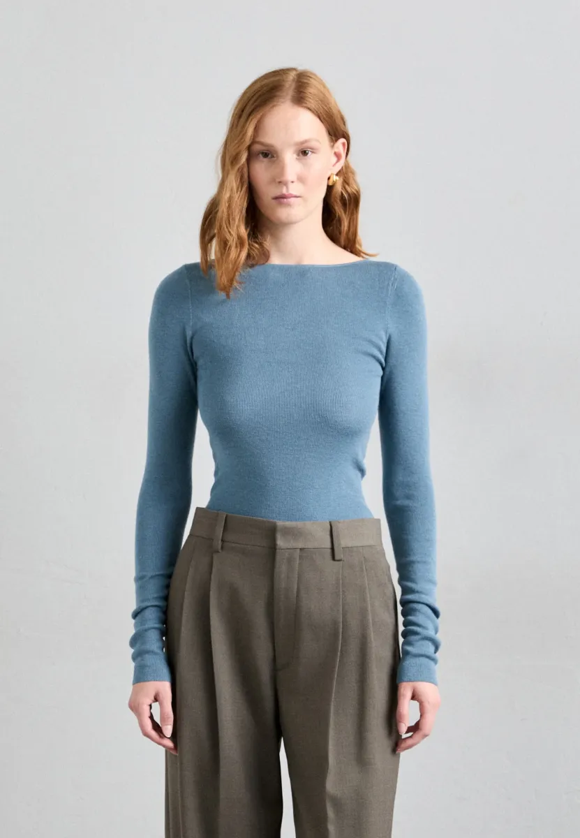 KATHRIN - Strickpullover - stone blue