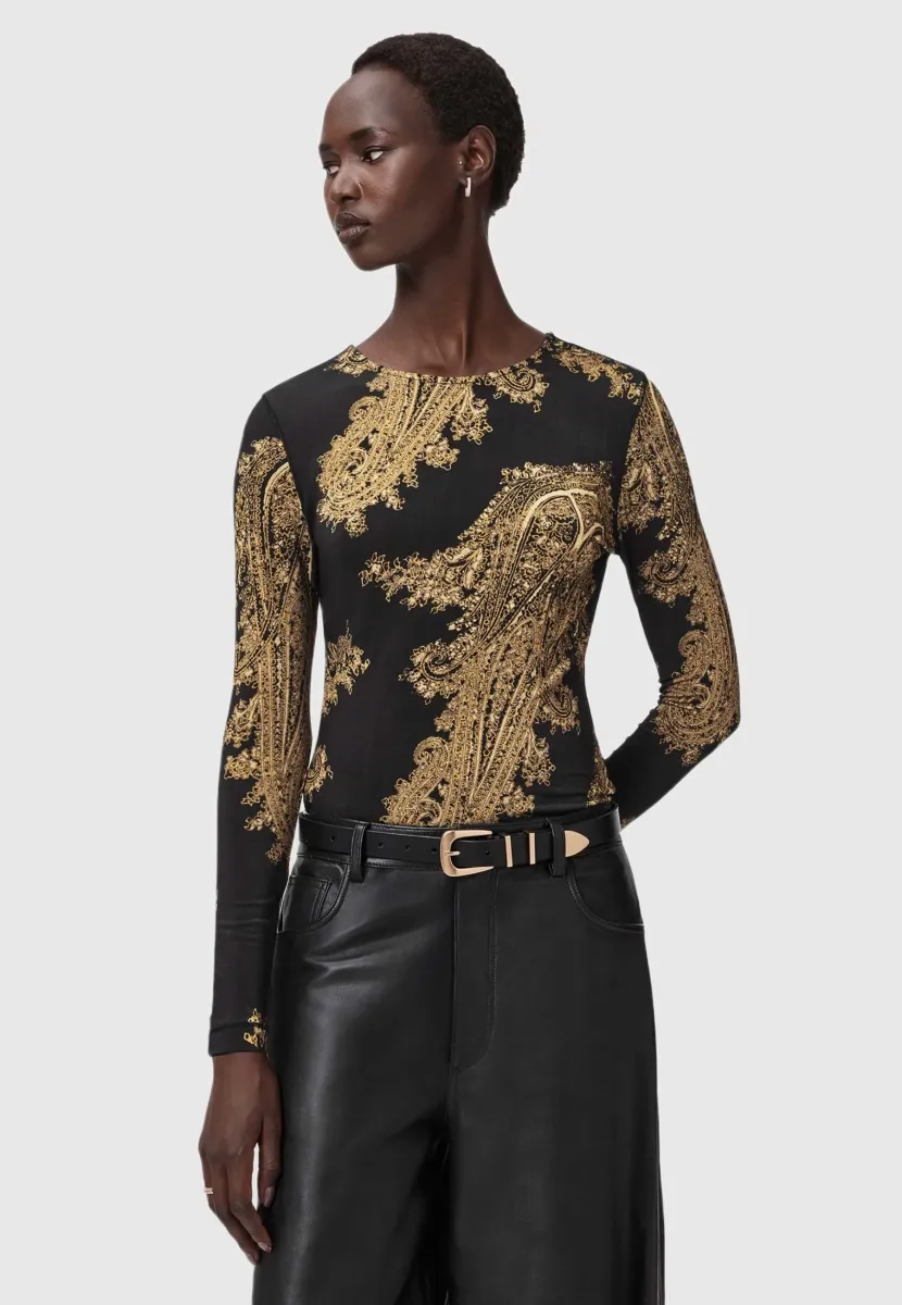 KATLYN - Langarmshirt - black