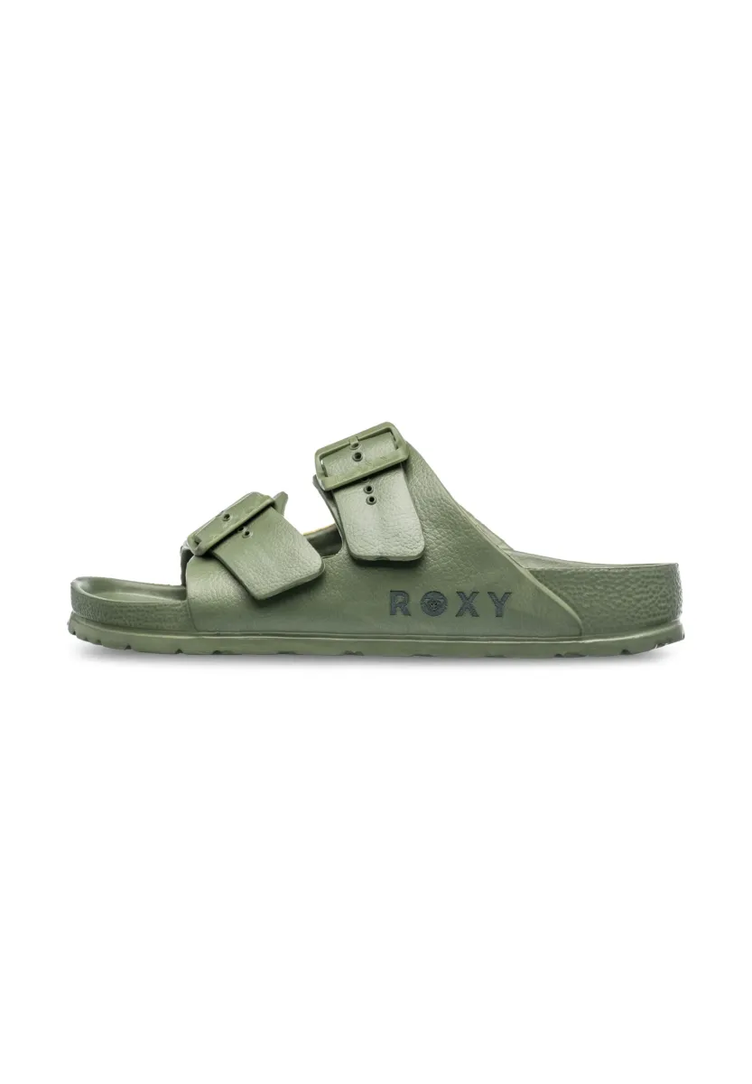 KATTIE - Pantolette flach - oil green