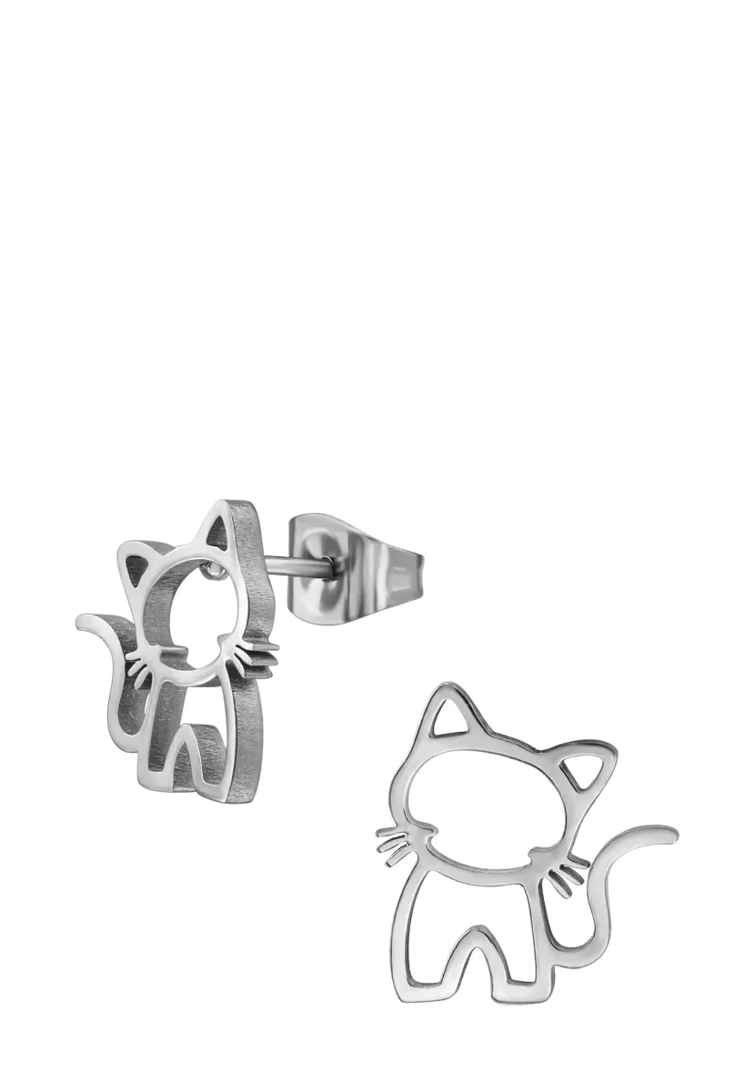 KATZEN - Ohrringe - silver-coloured