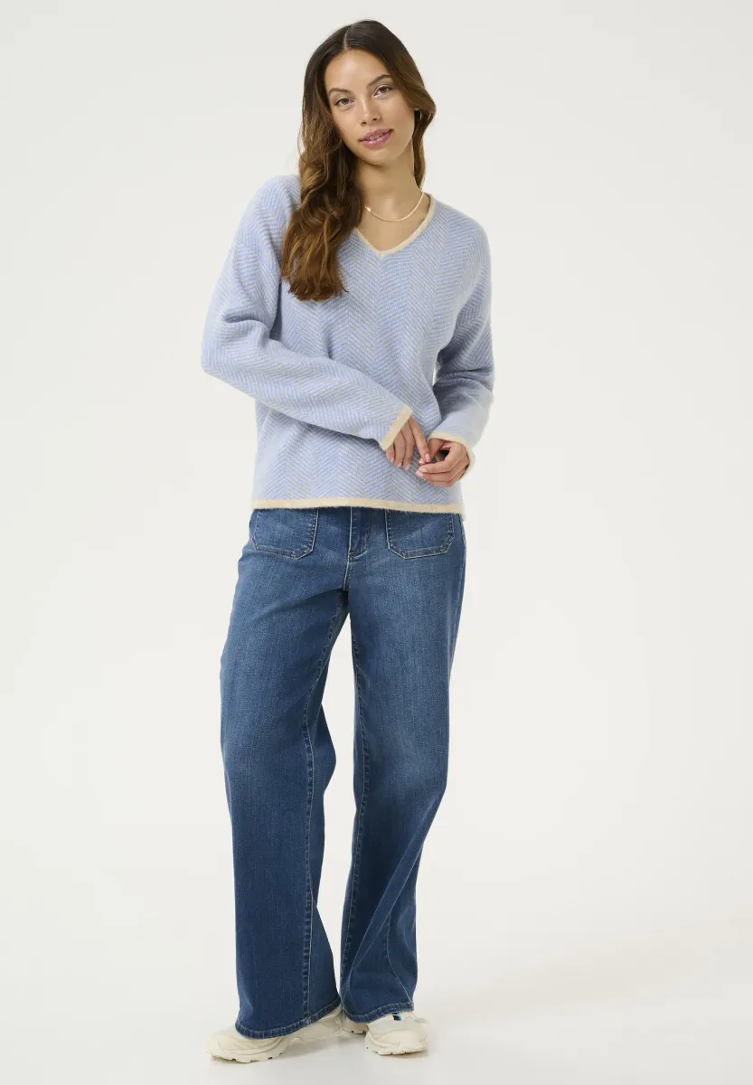 KAVERANA - Strickpullover - provence