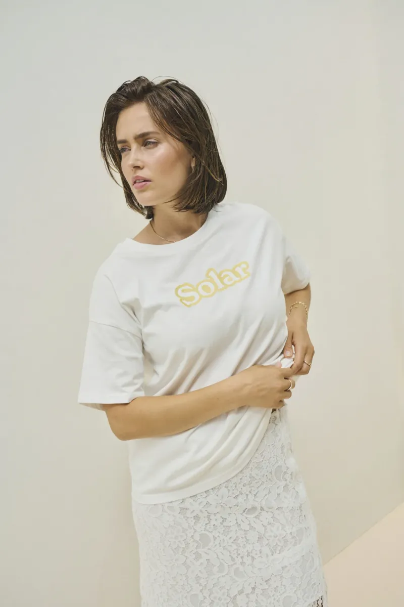 KAVIGGA - T-Shirt print - chalk