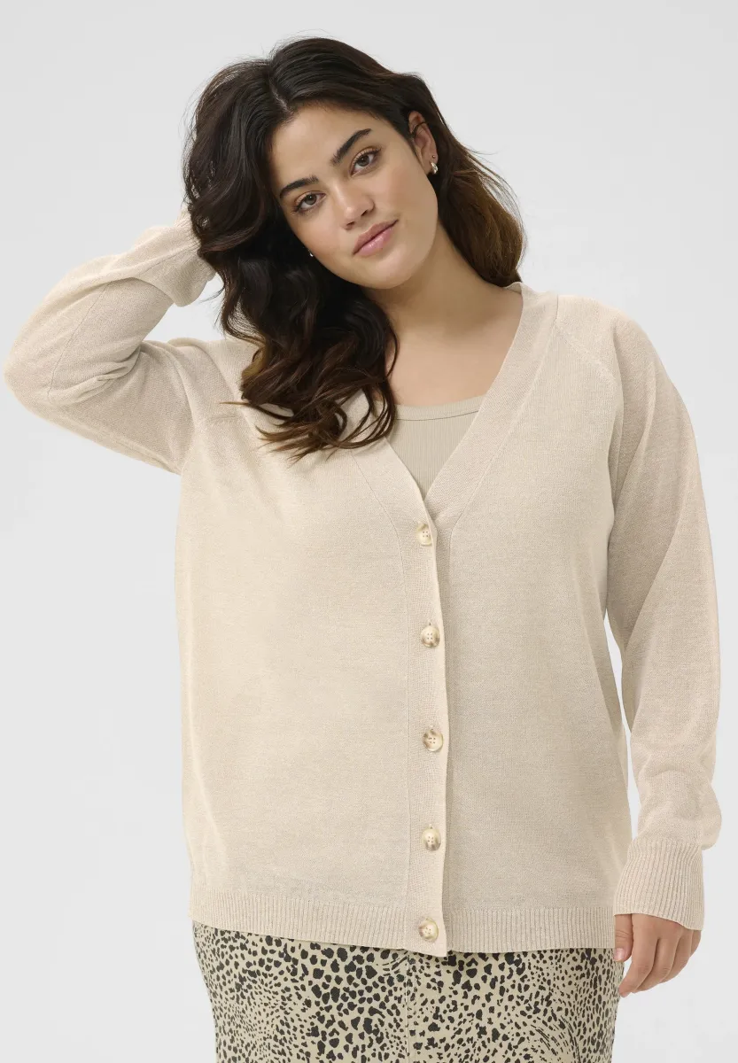 KCLINNA - Strickjacke - feather gray melange