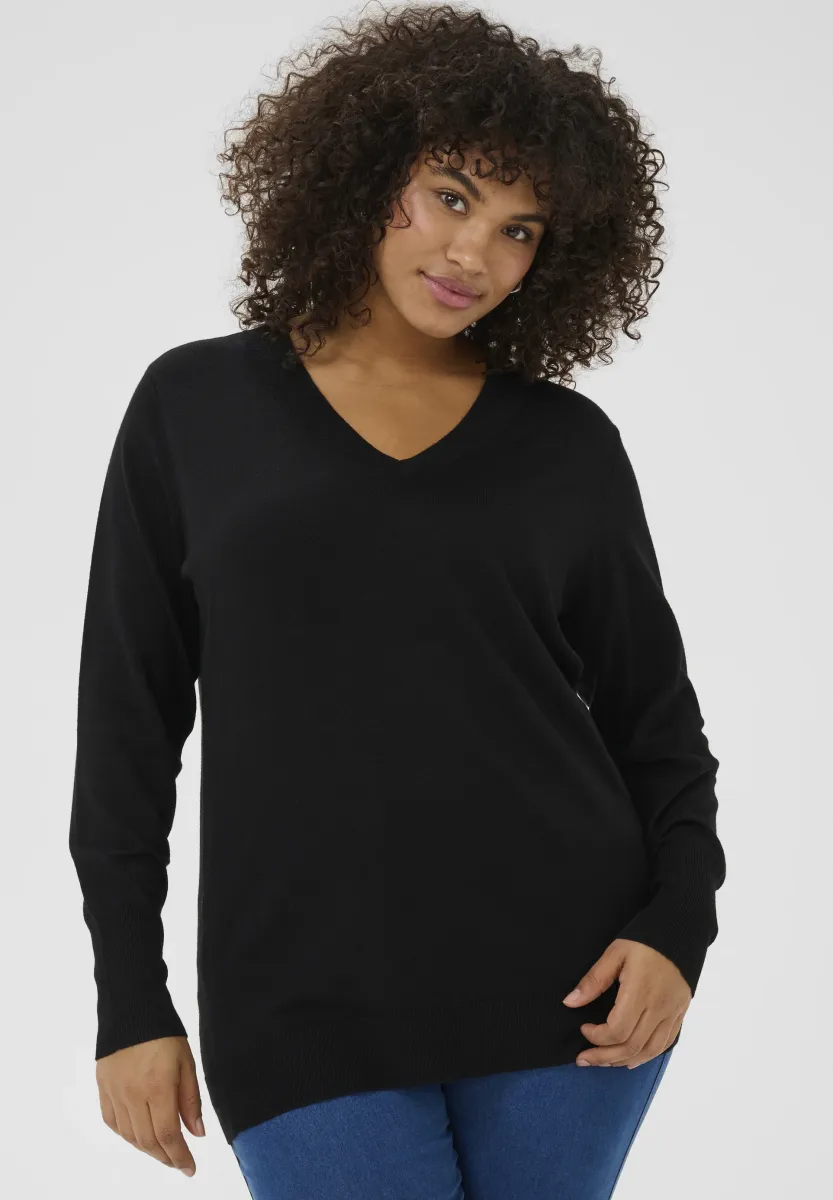 KCLIZZY - Strickpullover - black deep