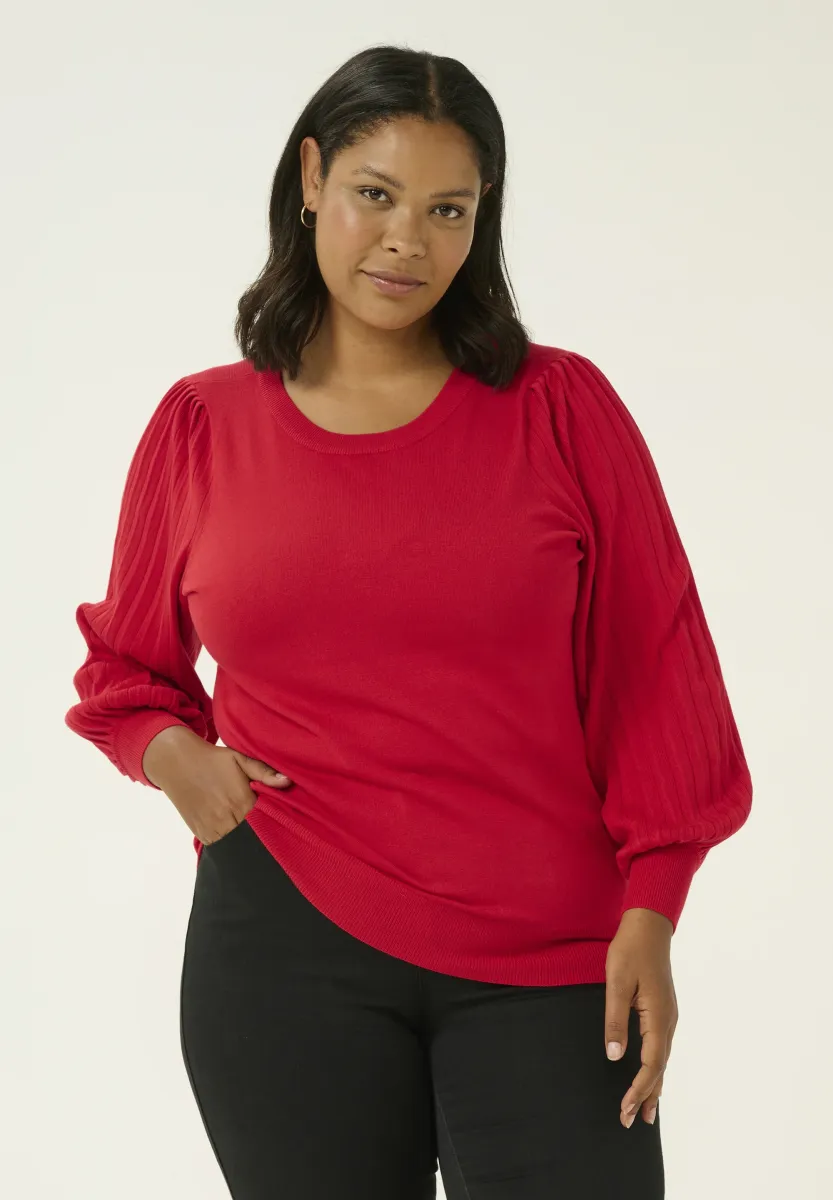 KCLONI KNIT PULLOVER - Strickpullover - haute red