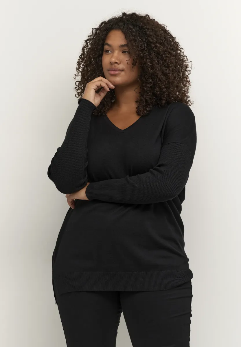 KCMACHI - Strickpullover - black deep