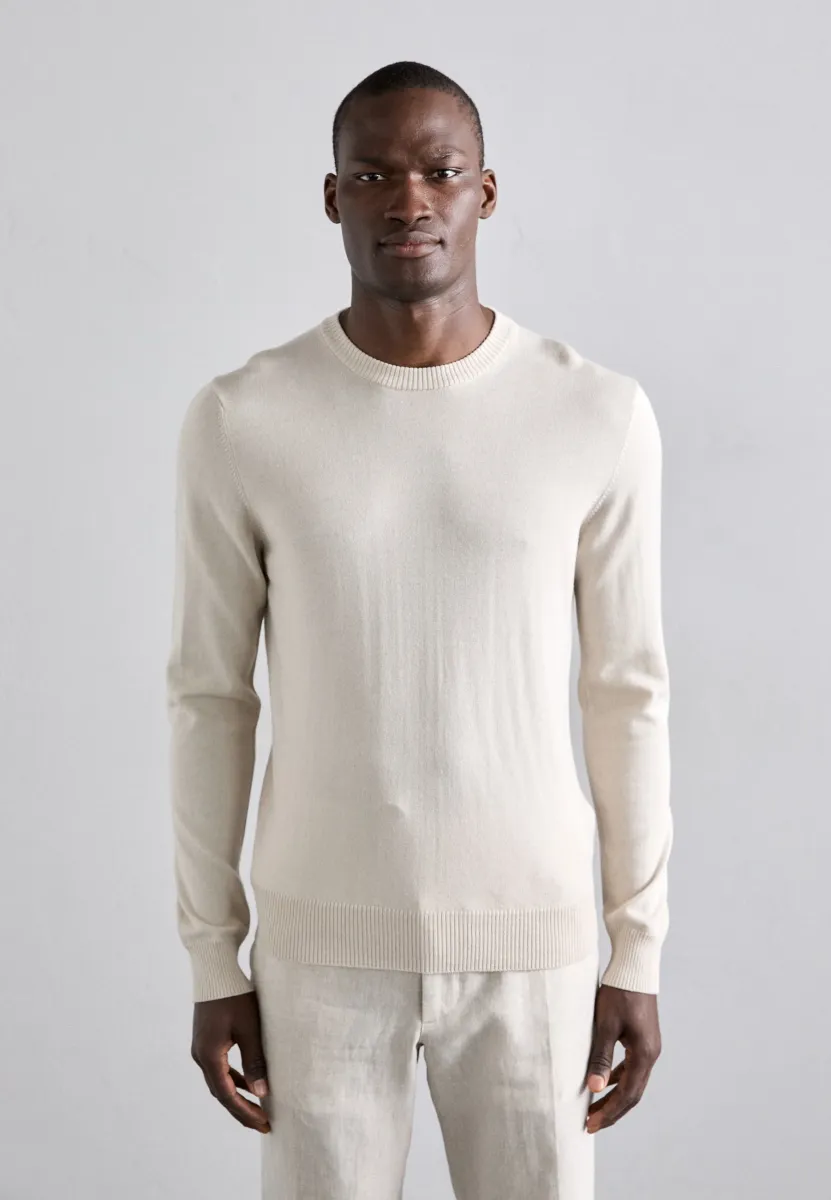 KEANE CREW NECK - Strickpullover - moonbeam
