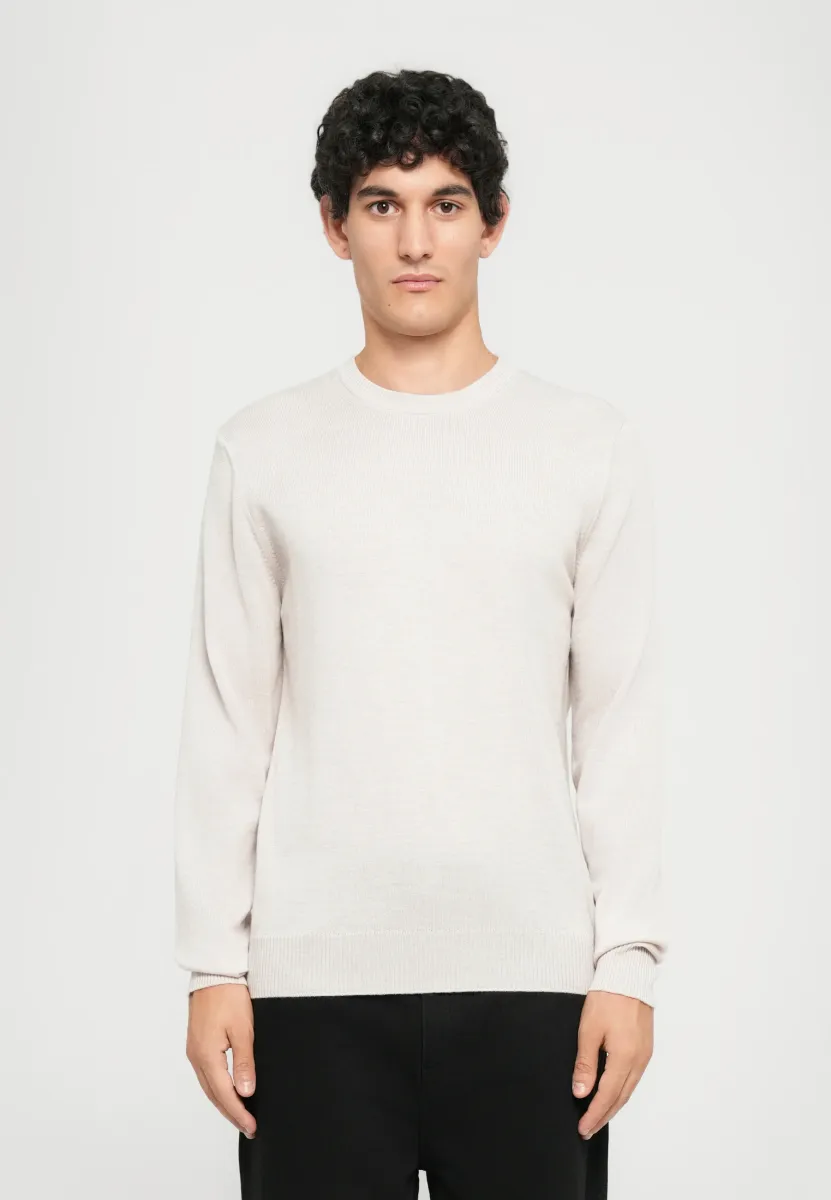 KEANE CREW NECK - Strickpullover - moonbeam