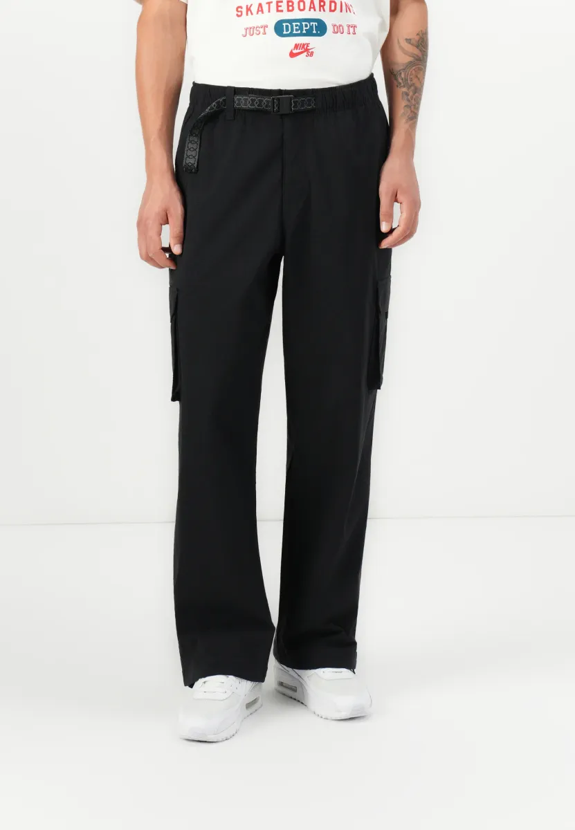 KEARNY - Cargohose - black/white