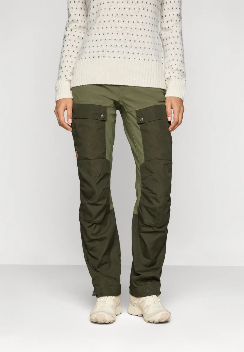 KEB TROUSERS CURVED W - Outdoor-Hose - deep forest/laurel green