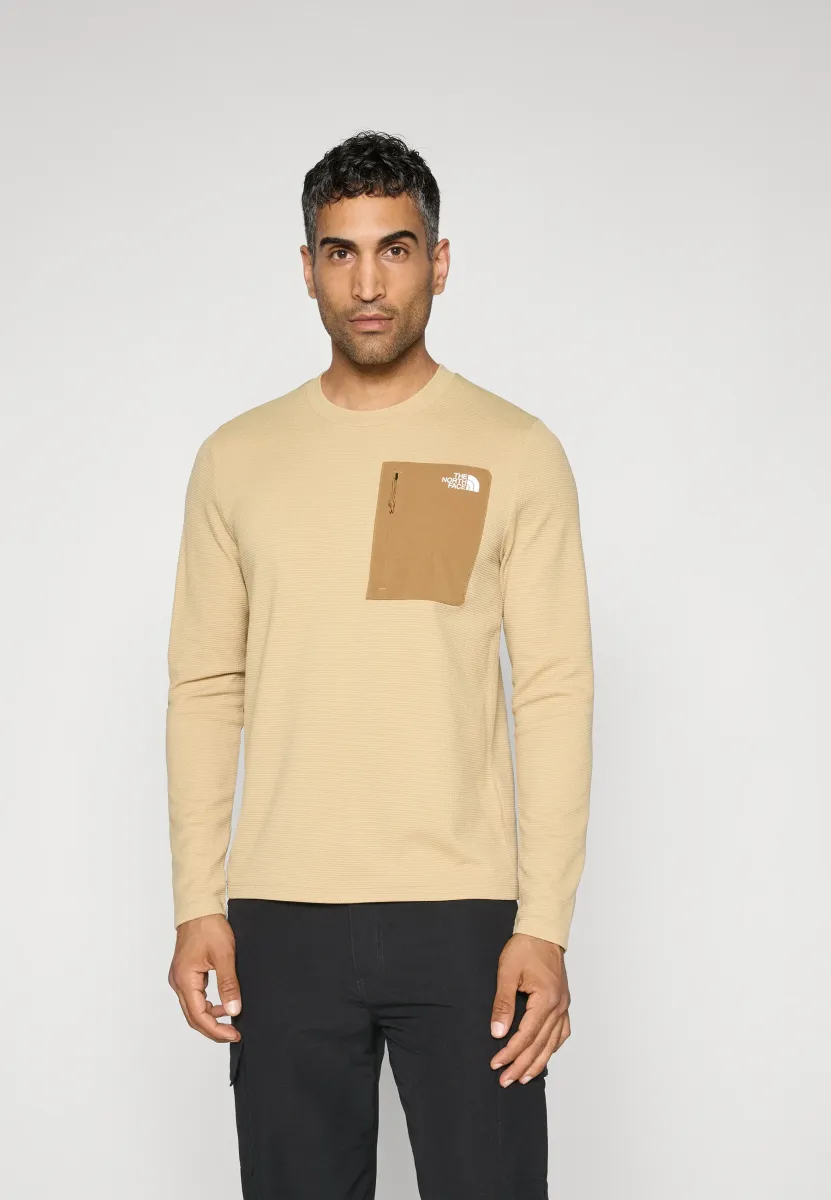 KECHA CREW - Langarmshirt - khaki stone/utility brown