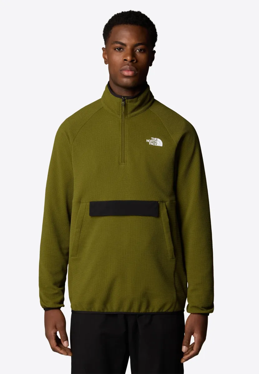 KECHA PACKABLE ANORAK - Fleecepullover - forest olive