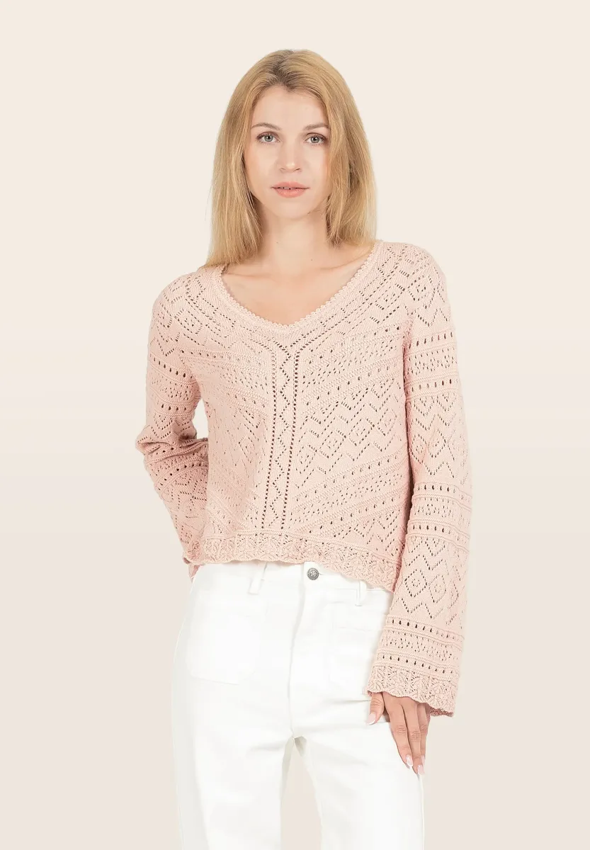 KEEP IT SIMPLE - Strickpullover - smoke rose