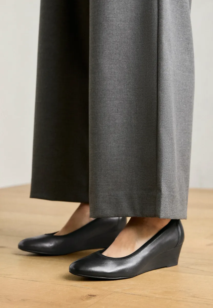 Keilpumps - black