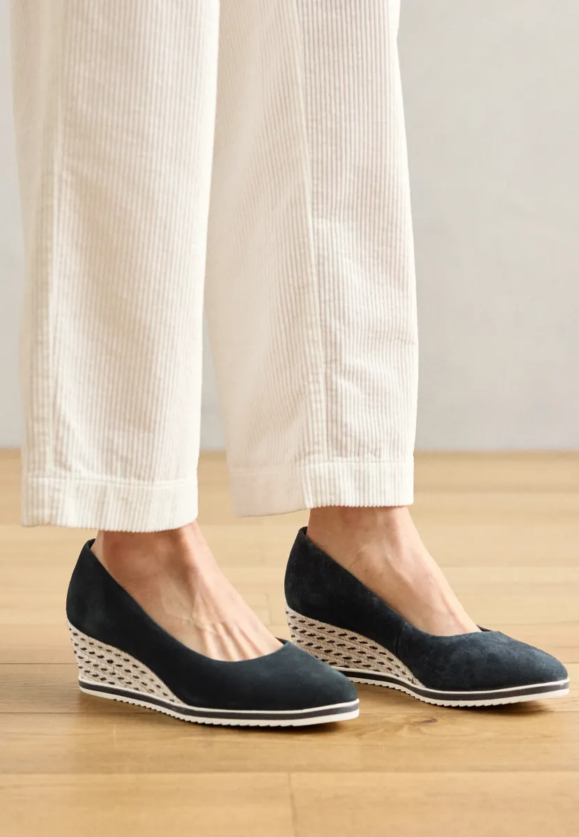 Keilpumps - navy
