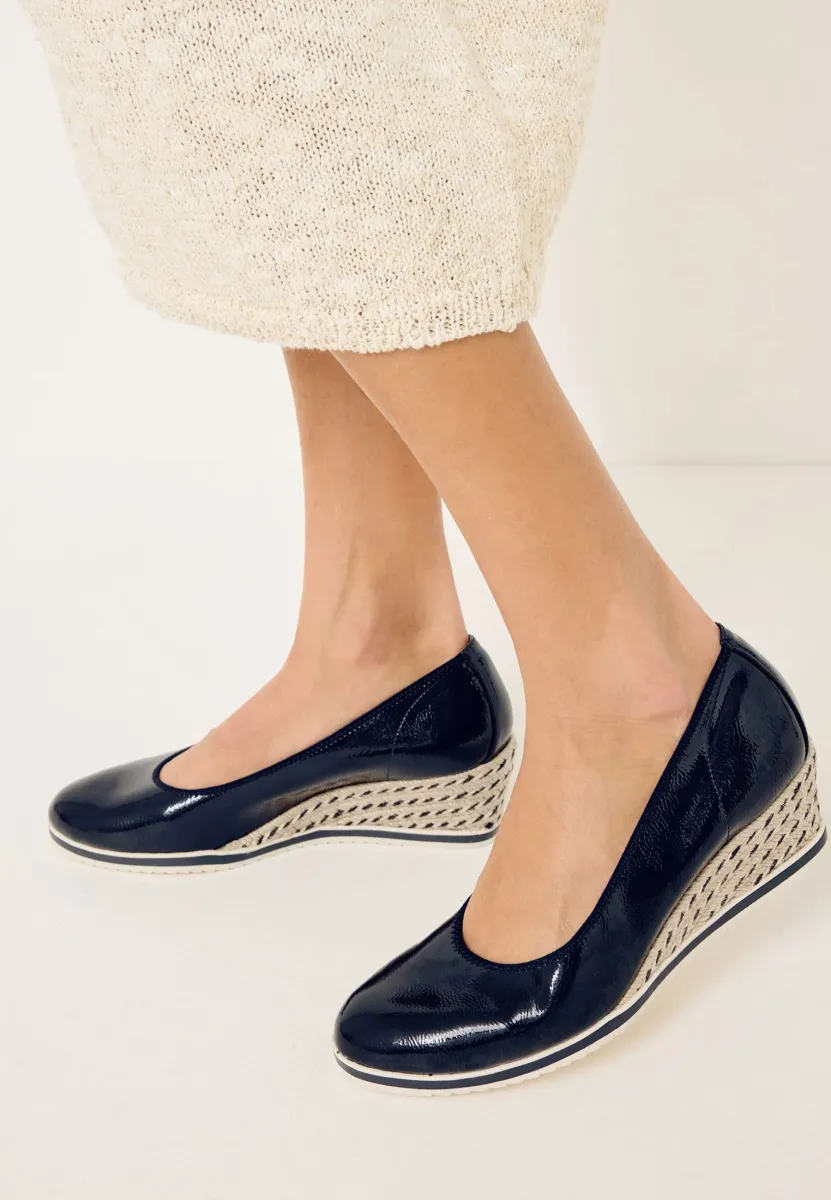 Keilpumps - navy