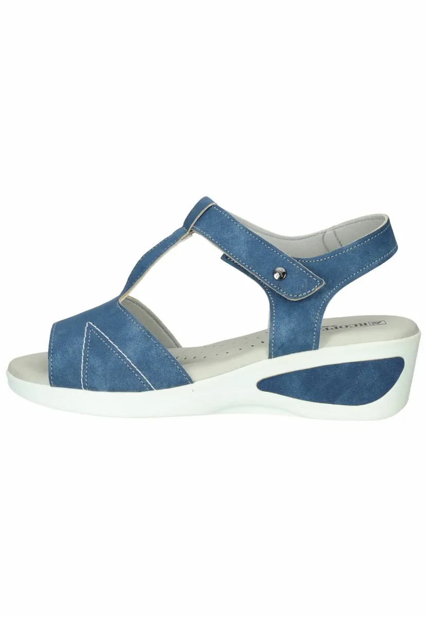 Keilsandalette - blue a
