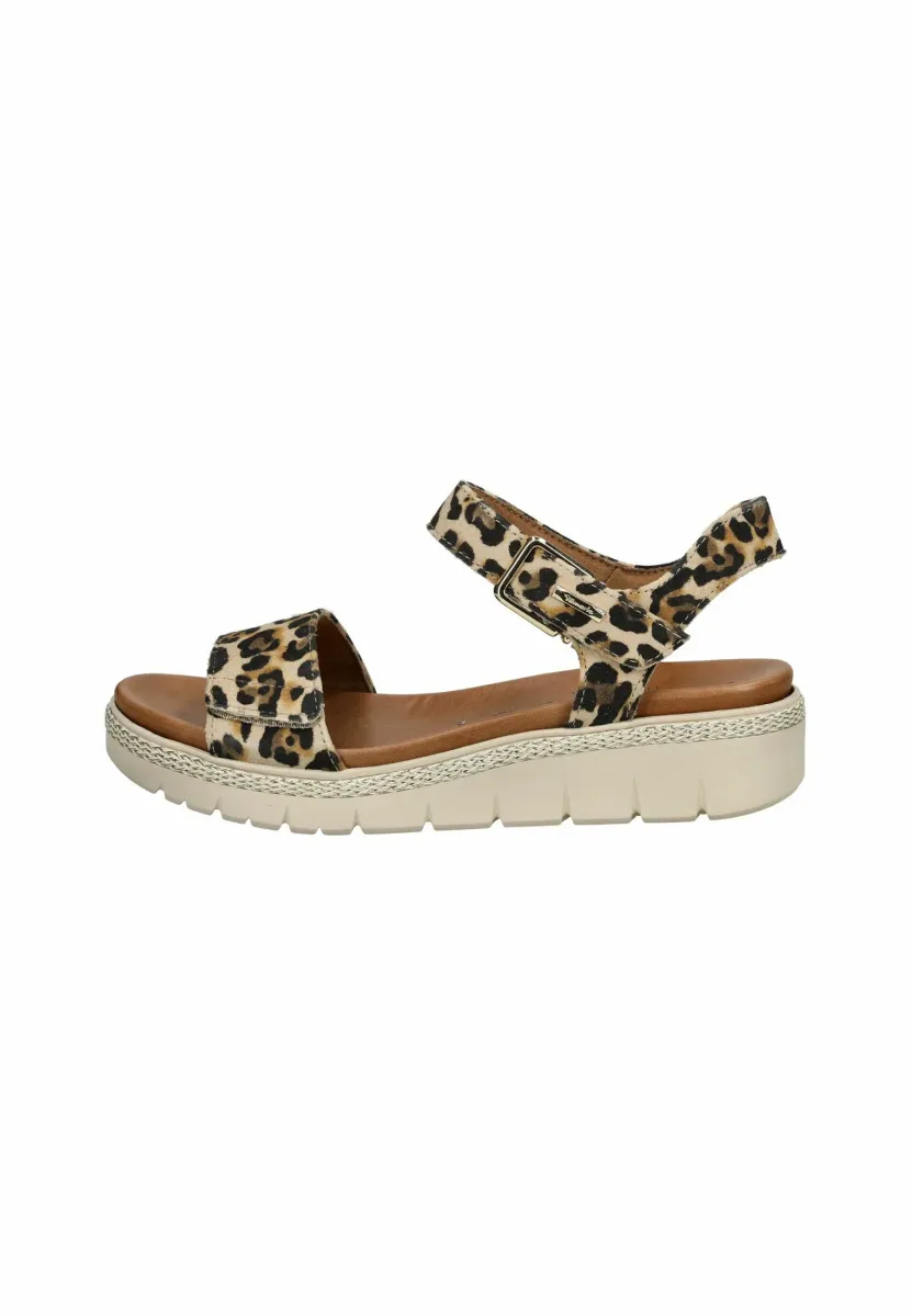 Keilsandalette - leopard