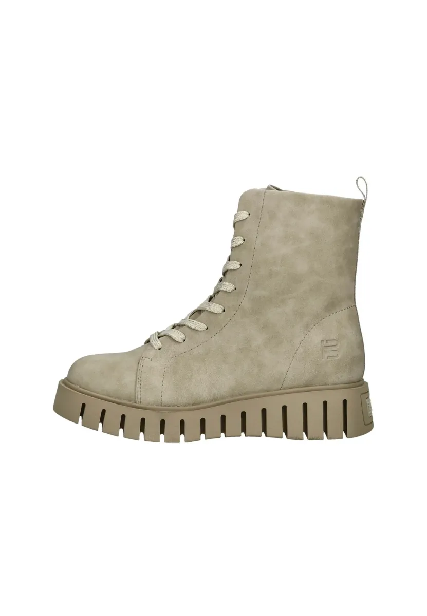 Keilstiefelette - beige