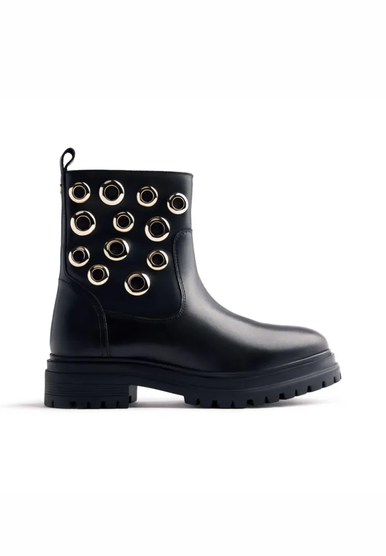 Keilstiefelette - black