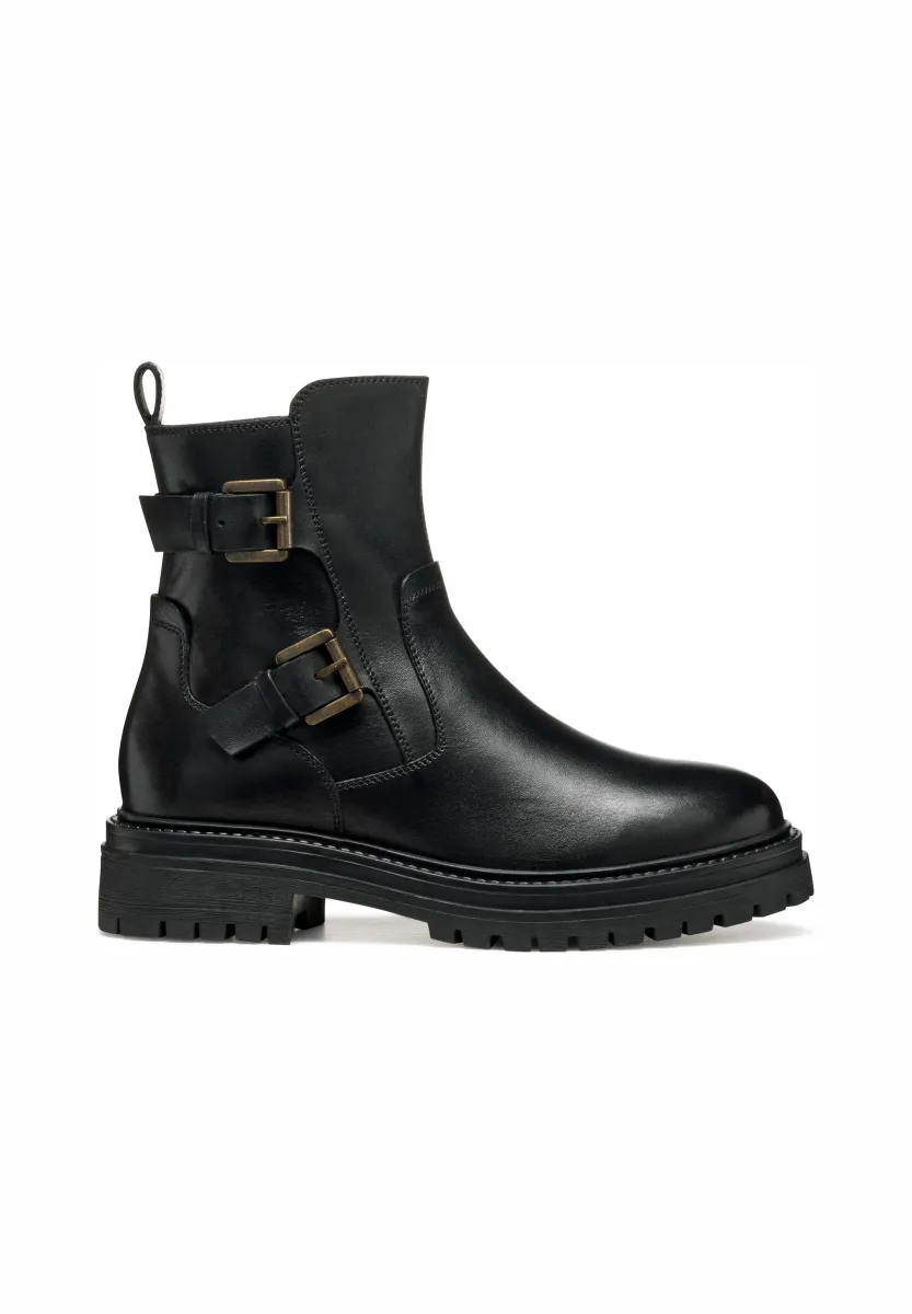 Keilstiefelette - black