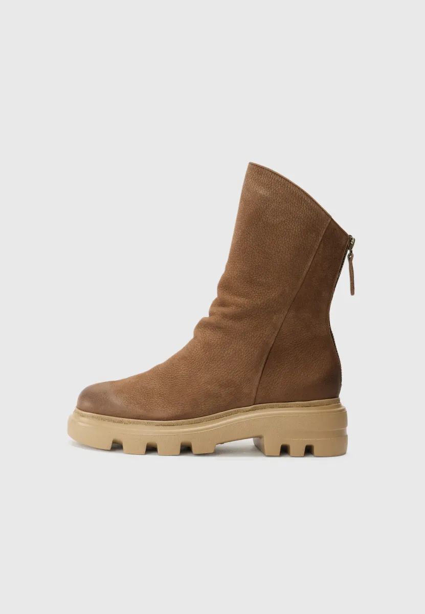Keilstiefelette - brown