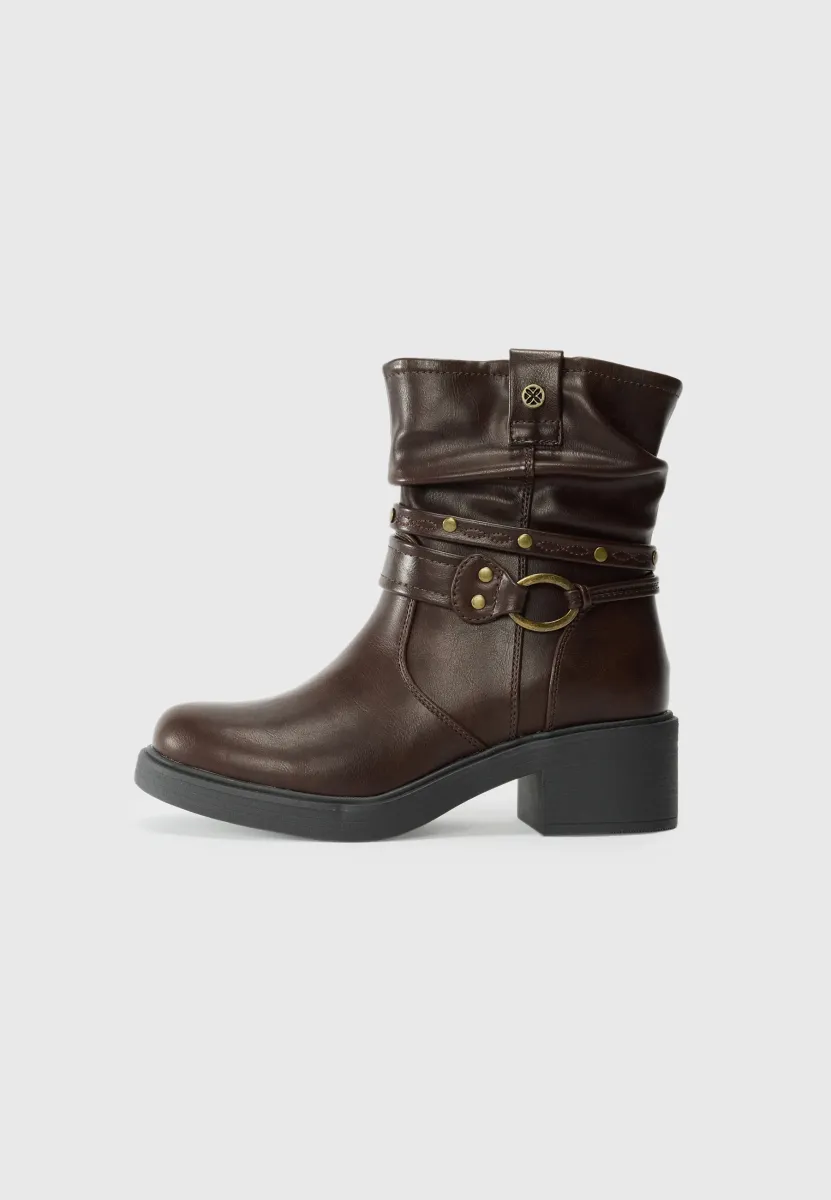 Keilstiefelette - dark brown