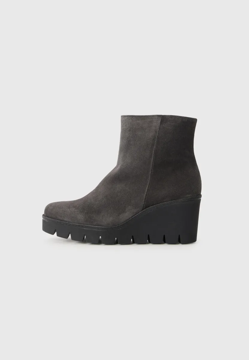 Keilstiefelette - dark grey