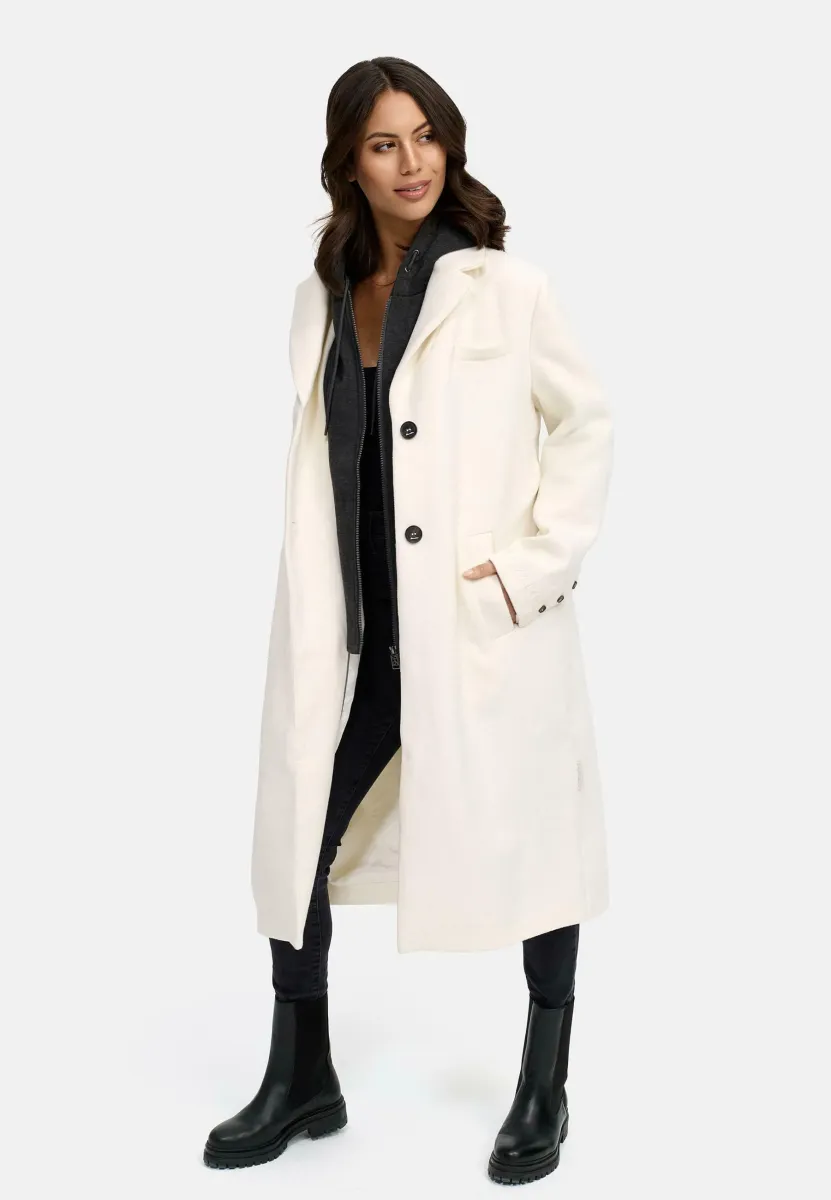 KEKSTRAUM 14 - Klassischer Mantel - off white