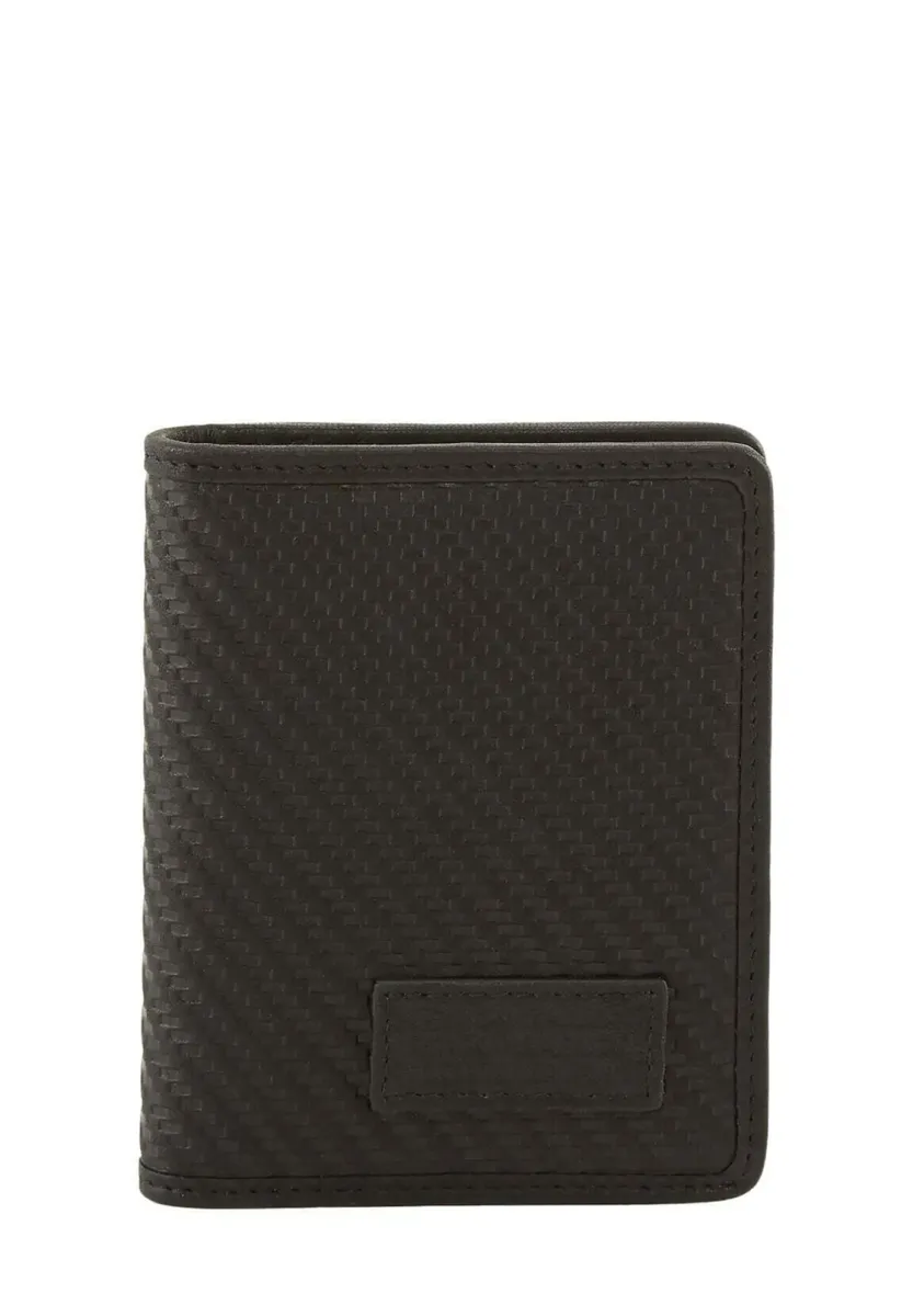 KELLAN MIT STRUKTUR - Geldbörse - schwarz/black