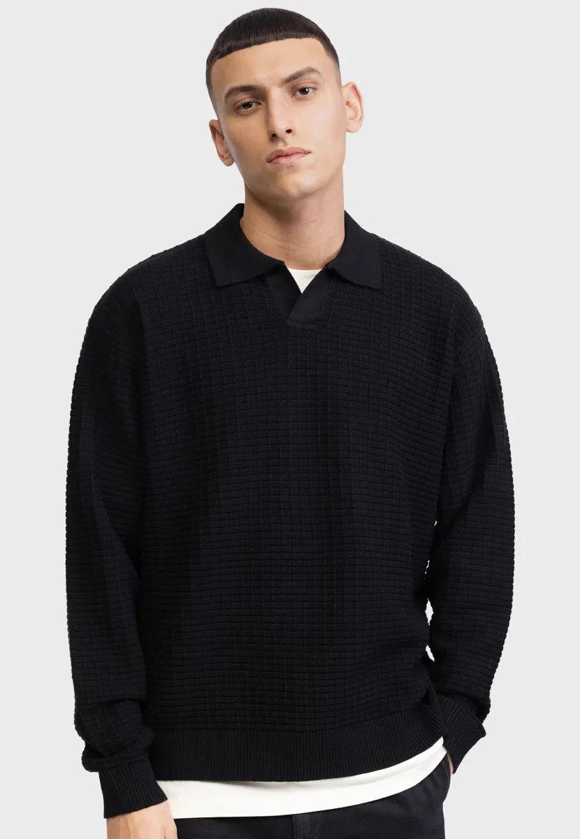 KELVIN  - Strickpullover - black