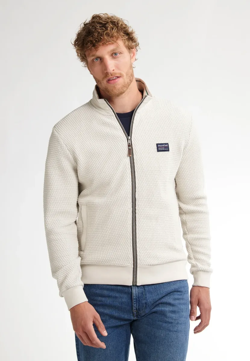 KENAI - Strickjacke - antique white melee