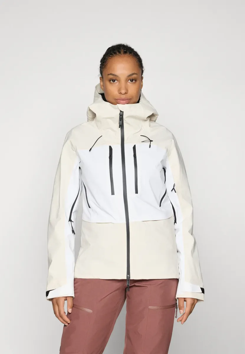 KENDALL SHELL JACKET - Skijacke - mist/white
