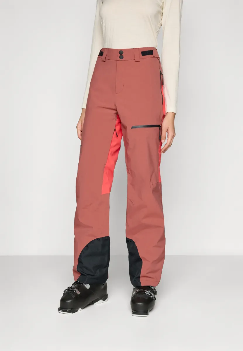 KENDALL SHELL PANT - Skihose - hibiscus red/rosewood