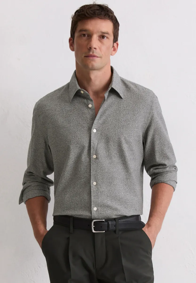 KENT COLLAR LONG SLEEVES NO POCKET ROUND HEM - Hemd - multi black