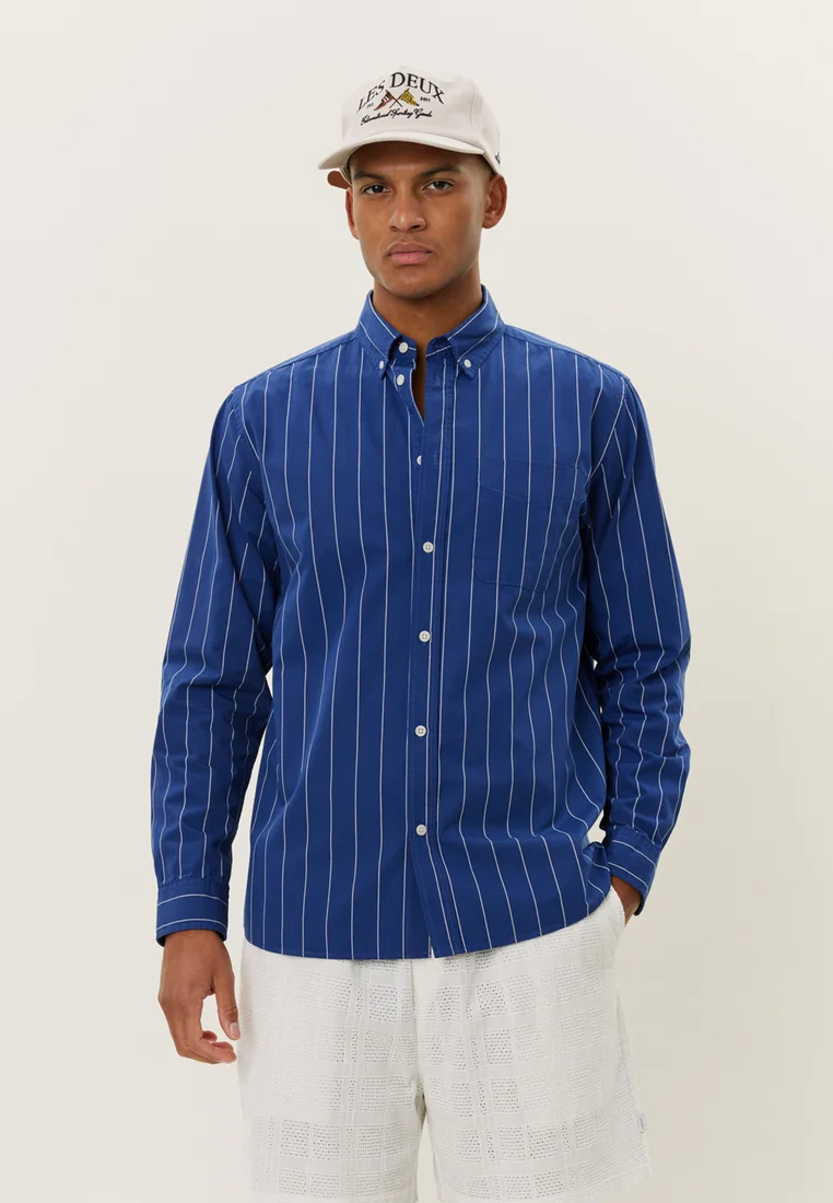 KENT - Hemd - blueprint/white