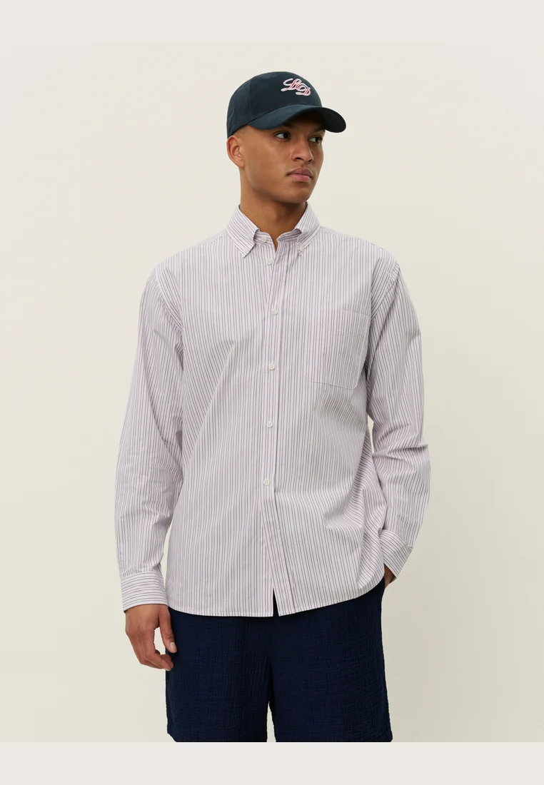 KENT STRIPE SHIRT - Hemd - peach whip