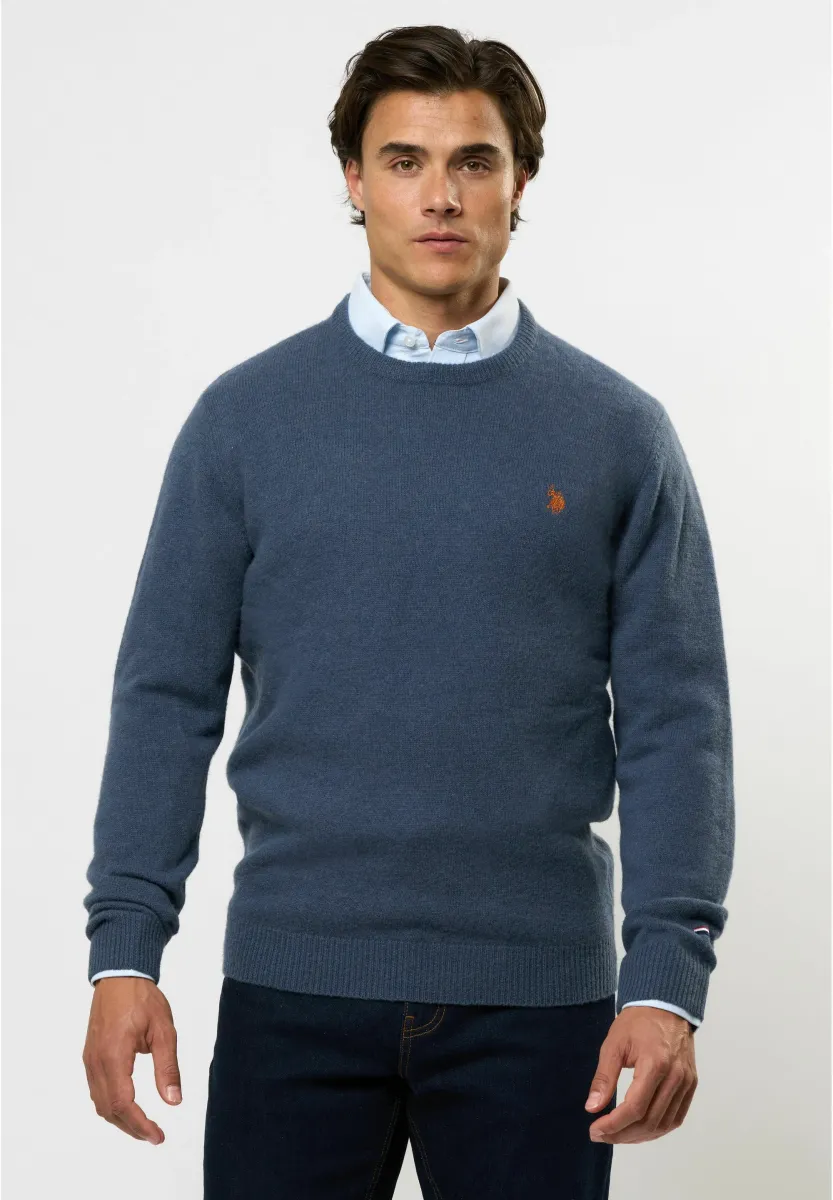 KETIL - Strickpullover - vintage indigo mélange